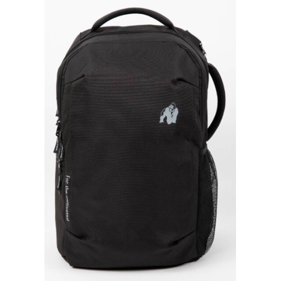 Gorilla Wear Спортна раница с отделение за 17″ лаптоп Akron Backpack – Black на супер цена