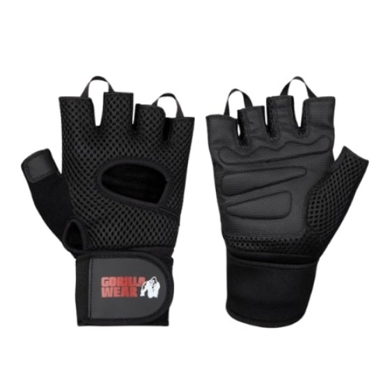 Gorilla Wear Летни ръкавици за фитнес Jackson Lifting Gloves – Black на изгодни цени Gorilla Wear Летни ръкавици за фитнес Jackson Lifting Gloves – Black на супер цена