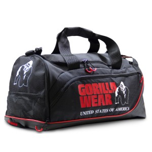 Gorilla Wear Спортен сак Jerome Gym Bag – Black/Red