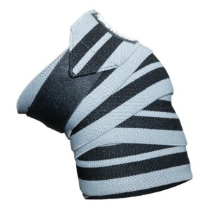 Gorilla Wear Ластични бинтове за крака Knee Wraps – Gray/Black – 250 cm