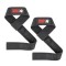 Gorilla Wear Фитили 100% кожа Leather Lifting Straps – Black