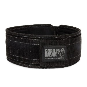 Gorilla Wear Колан с велкро закопчаване 4 Inch Nylon Belt – Black/Gray