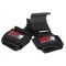 Gorilla Wear Стоманени куки с накитник Weight Lifting Hooks Black