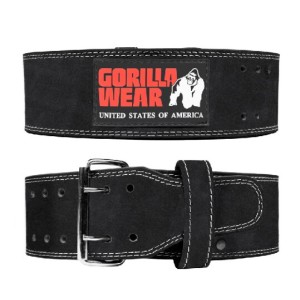 Gorilla Wear Трибойски кожен колан 4 Inch Leather Lifting Belt – Black