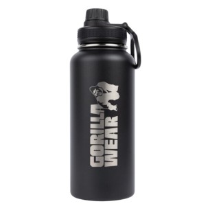 Gorilla Wear Термос от неръждаема стомана Insulated Stainless Steel Water Bottle 1000 мл – Black