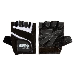Gorilla Wear Дамски ръкавици за фитнес Women’s Fitness Gloves – Black/White