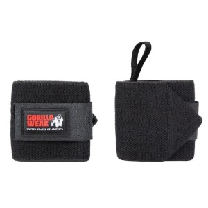 Gorilla Wear Ластични бинтове за китки Wrist Wraps BASIC – Black/Red