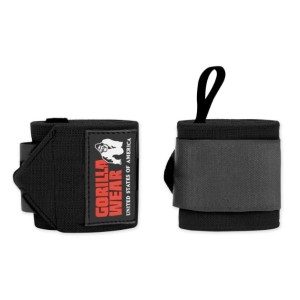 Gorilla Wear Ластични бинтове за китки Wrist Wraps PRO – Black