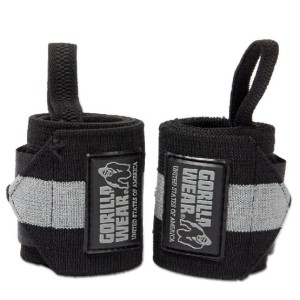 Gorilla Wear Ластични бинтове за китки Wrist Wraps Ultra – Black/Gray