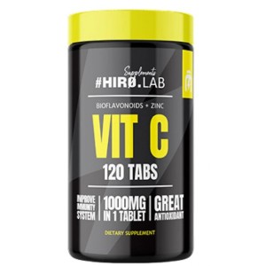 Hero.Lab Vitamin C 1000 mg + Bioflavonoids | with Echinacea + Zinc 120 Таблетки