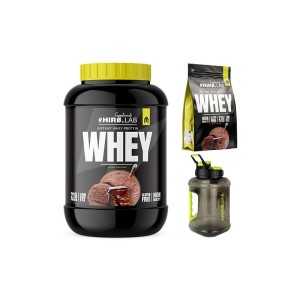 HERO.LAB Instant Whey Protein 2000 гр + HERO.LAB Instant Whey Protein 750 гр + Hero.Lab Hero Water Jug Crater Cap 1890 мл