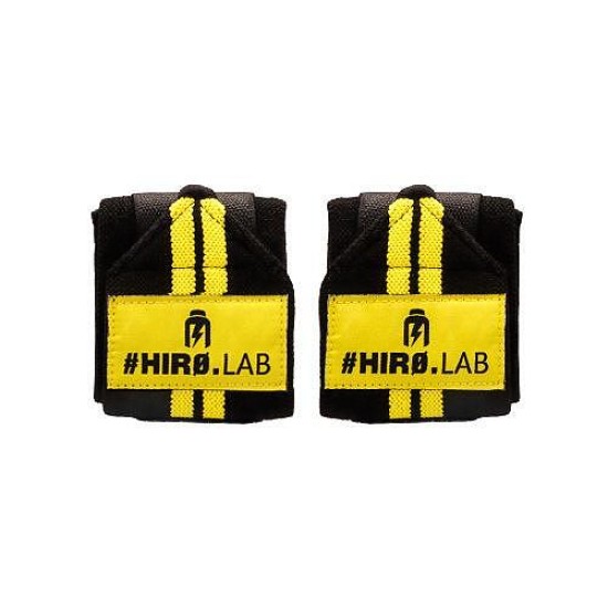 HIRO.LAB Wrist Wraps Black And Yellow на супер цена