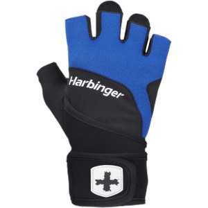Harbinger Мъжки Ръкавици Training Grip 2.0 / с накитници - Blue
