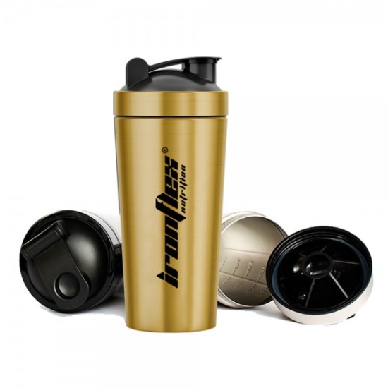 IronFlex Steel Shaker 750 мл Gold на супер цена
