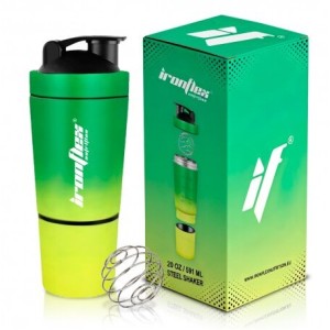 IronFlex Steel Shaker 591 мл - Green-Yellow