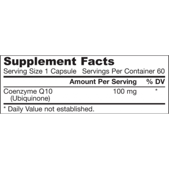 Jarrow Formulas Co-Q10 (Ubiquinone) 60 капс. / 100 мг. на супер цена
