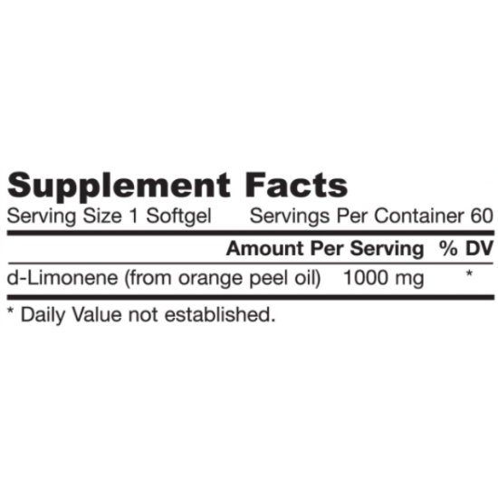 Jarrow Formulas d-Limonene 120 гел-капсули / 500 мг. на супер цена