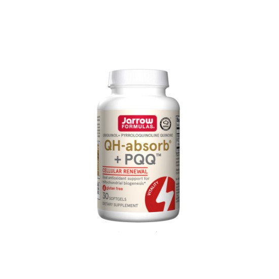 Jarrow Formulas Ubiquinol+PQQ - QH-absorb® + PQQ™ 30 гел капсули на супер цена