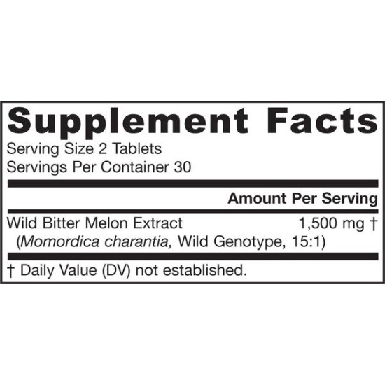Jarrow Formulas Wild Bitter Melon Extract -60 табл. на супер цена