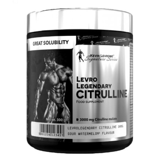 Kevin Levrone LevroLegendary CITRULLINE | Citrulline Malate Powder 300 гр  Цитрус-Праскова на супер цена