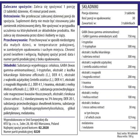 KFD Nutrition Sleep Well 90 таблетки на супер цена