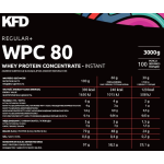 KFD Nutrition Regular+ WPC 80 Coconut Biscuit / 3000 гр на супер цена
