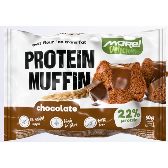 MHN | More Healthy Nutrition Protein Muffin Delicious Chocolate 24x50 g на супер цена