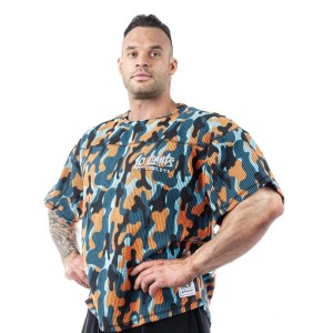 Legal Power Rag Top Muscle Clothing Camo Boston 2999-409 Orange