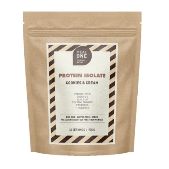 Мealone Protein Isolate Cookies & Cream 908 гр на супер цена