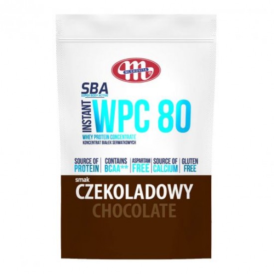 MLEKOVITA SUPER BODY ACTIVE WPC 80 INSTANT WHEY PROTEIN CONCENTRATE CHOCOLATE 700 гр на супер цена