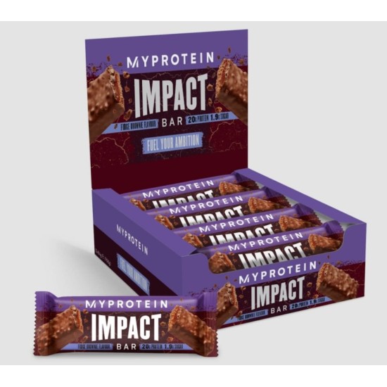 Myprotein Impact Protein Bar - Протеинов Бар 12х64 гр гр на супер цена