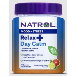 Natrol Relaxia Day Calm 60 дъвчащи таблетки