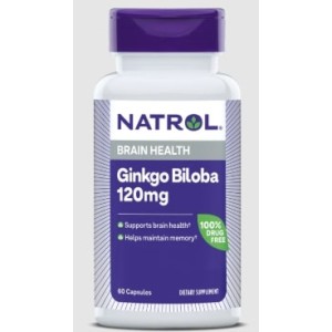 Natrol Ginkgo Biloba 120 мг / 60 капсули