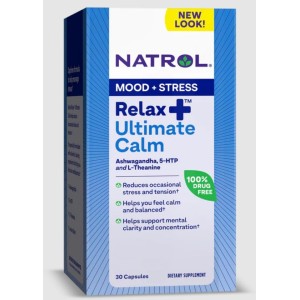 Natrol Relaxia Ultimate Calm 30 капсули Natrol Relaxia Ultimate Calm 30 капсули