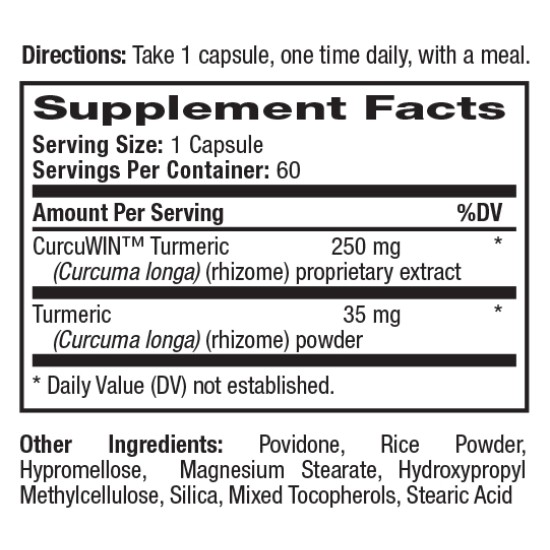 Natrol Turmeric - Extra Strength 60 капсули на супер цена