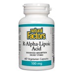 NATURAL FACTORS R-Alpha-Lipoic Acid 100 мг / 60 капсули на супер цена