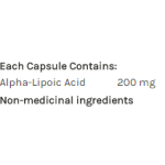 Natural Factors Alpha Lipoic Acid 200 мг / 60 капсули на супер цена