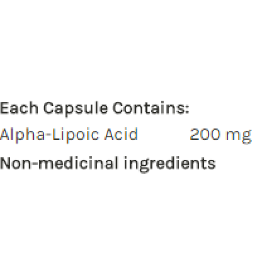 Natural Factors Alpha Lipoic Acid 200 мг / 60 капсули на супер цена