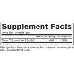 NATURAL FACTORS Big Friends Vitamin D3 400iu / 250 дъвчащи таблетки на супер цена