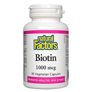 NATURAL FACTORS Biotin 1000 мкг / 90 капсули