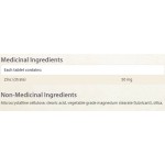 NATURAL FACTORS Zinc Citrate 50 мг / 90 таблетки на супер цена