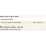 NATURAL FACTORS Clear Base® Vitamin E 400 IU / 90 гел капсули на супер цена