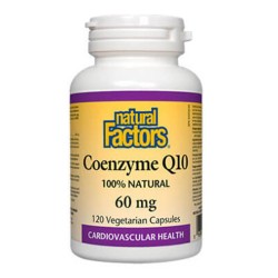 NATURAL FACTORS Coenzyme Q10 60 мг / 120 капсули