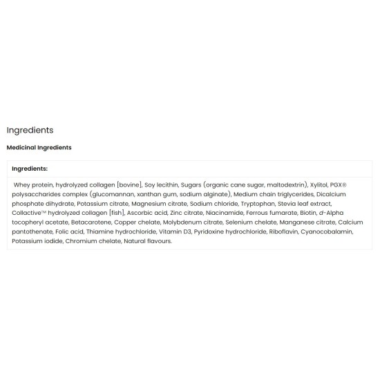NATURAL FACTORS Total Body Collagen Total Meal Replacement 855 гр на супер цена