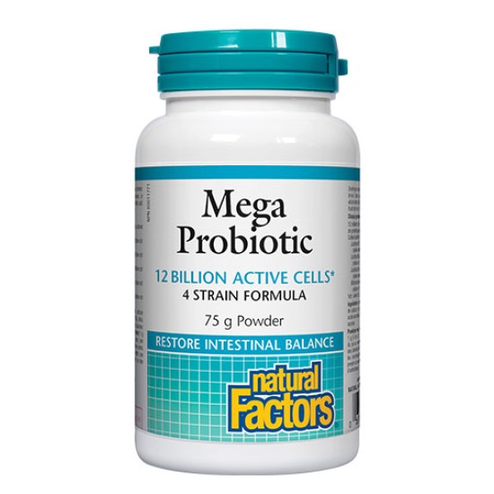 NATURAL FACTORS Mega Probiotic Powder 75 гр на супер цена