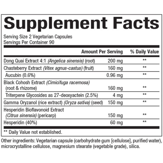NATURAL FACTORS WomenSense® MenoSense / 90 капсули на супер цена