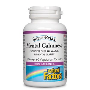 NATURAL FACTORS Mental Calmness 125 мг / 60 капсули