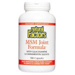 NATURAL FACTORS MSM Joint Formula / 180 капсули на супер цена