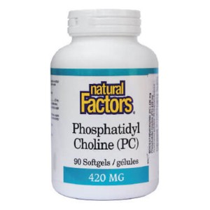 NATURAL FACTORS Phosphatidyl Choline (PC) 420 мг / 90 гел капсули