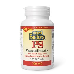 NATURAL FACTORS PS Phosphatidylserine 100 мг / 120 гел капсули
